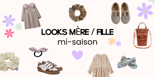 Looks mère-fille pour la mi-saison