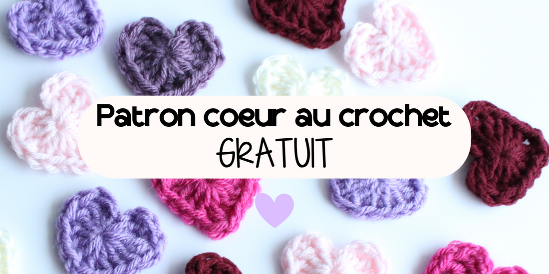 Tuto crochet : Un cœur en crochet pour la Saint-Valentin 💖