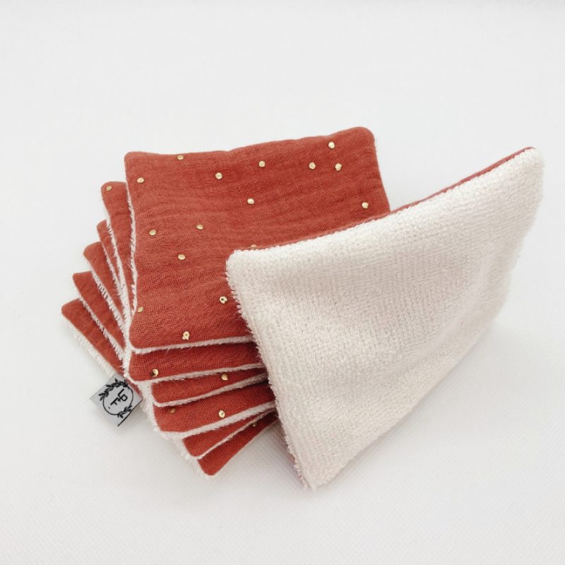 Semainier de Cotons Lavables – SUR COMMANDE