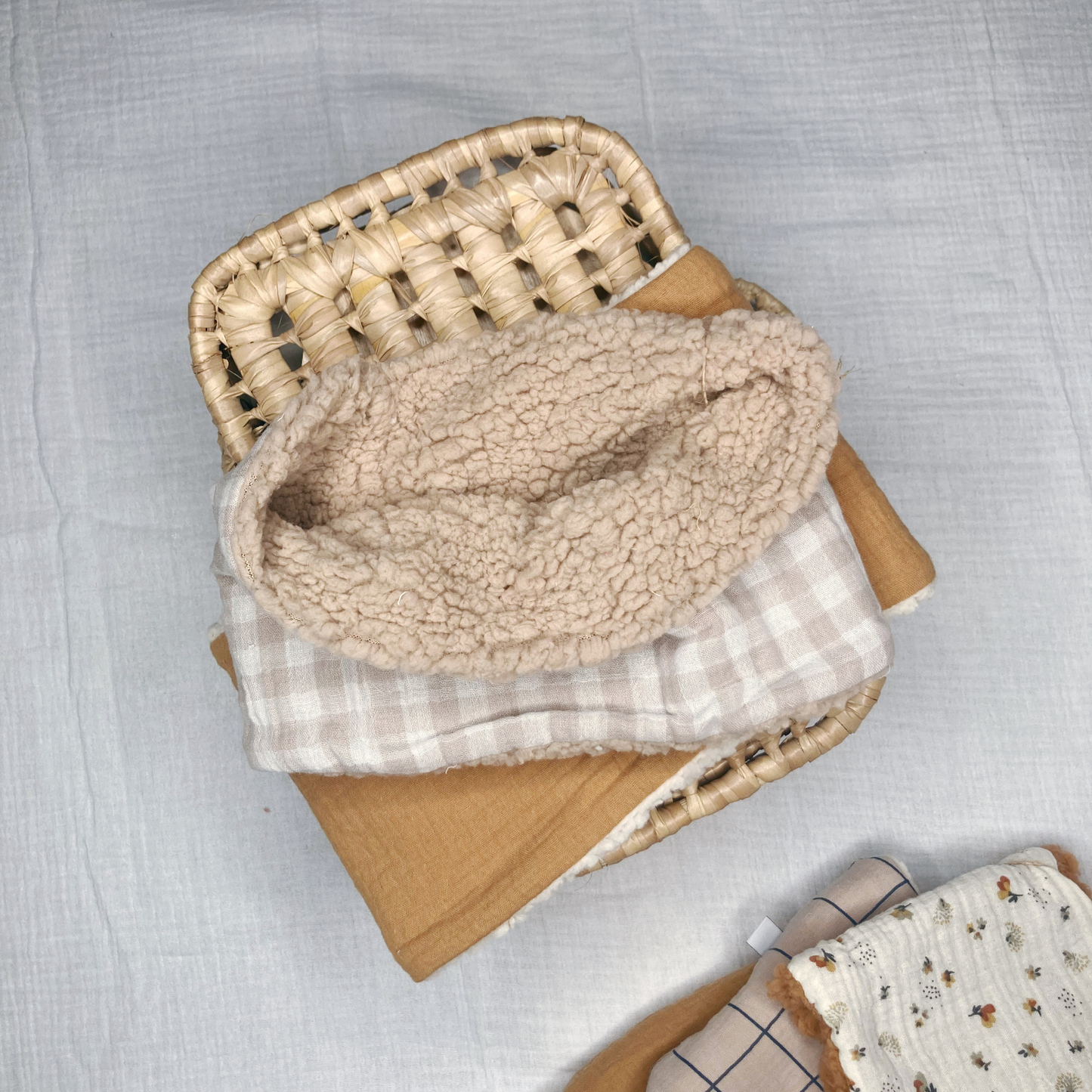 Tour de cou - Vichy beige
