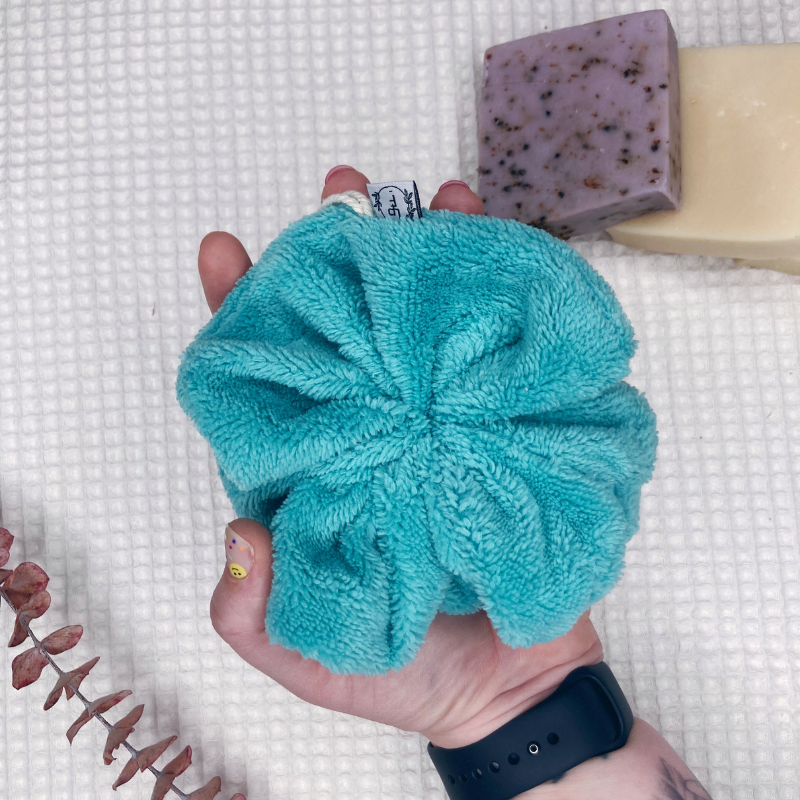 Fleur de douche - Bleu Turquoise