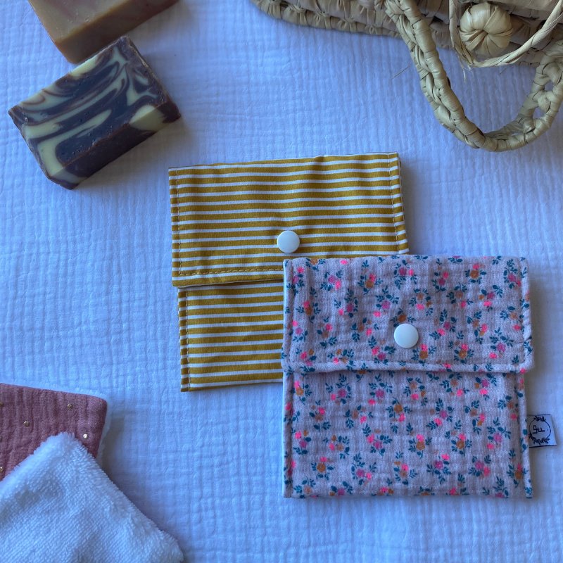 Pochette à Savon Imperméable – Violine à fleur