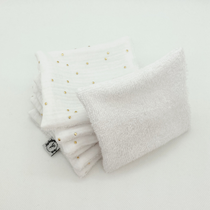 Semainier de Cotons Lavables – SUR COMMANDE