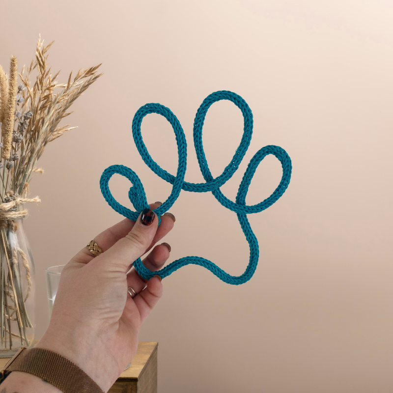Décoration Murale en Tricotin - Empreinte chat / chien - La Petite Framboise