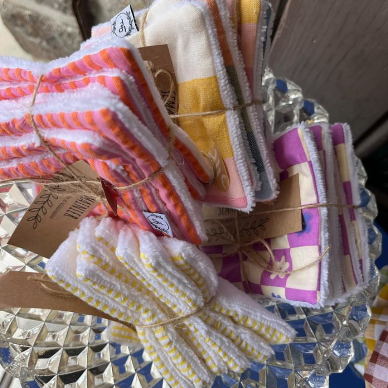 Semainier de Cotons Lavables – SUR COMMANDE