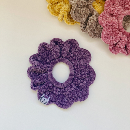 Chouchou Crochet doudou - Violet