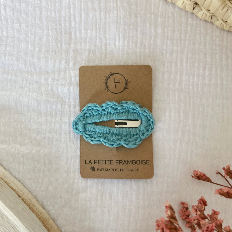 Barrette Bernadette - Bleu Turquoise
