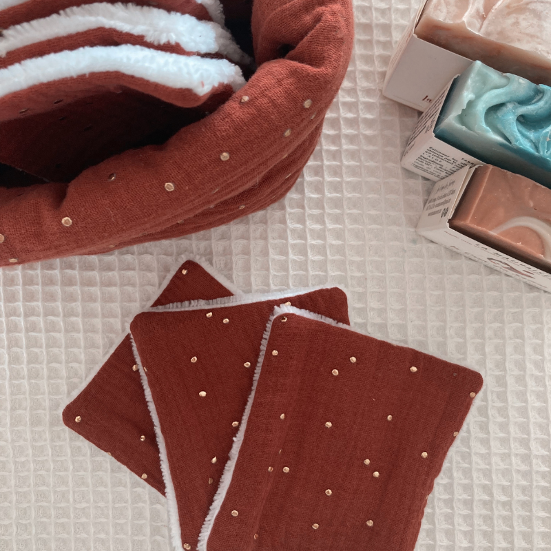 Semainier de Cotons Lavables – SUR COMMANDE