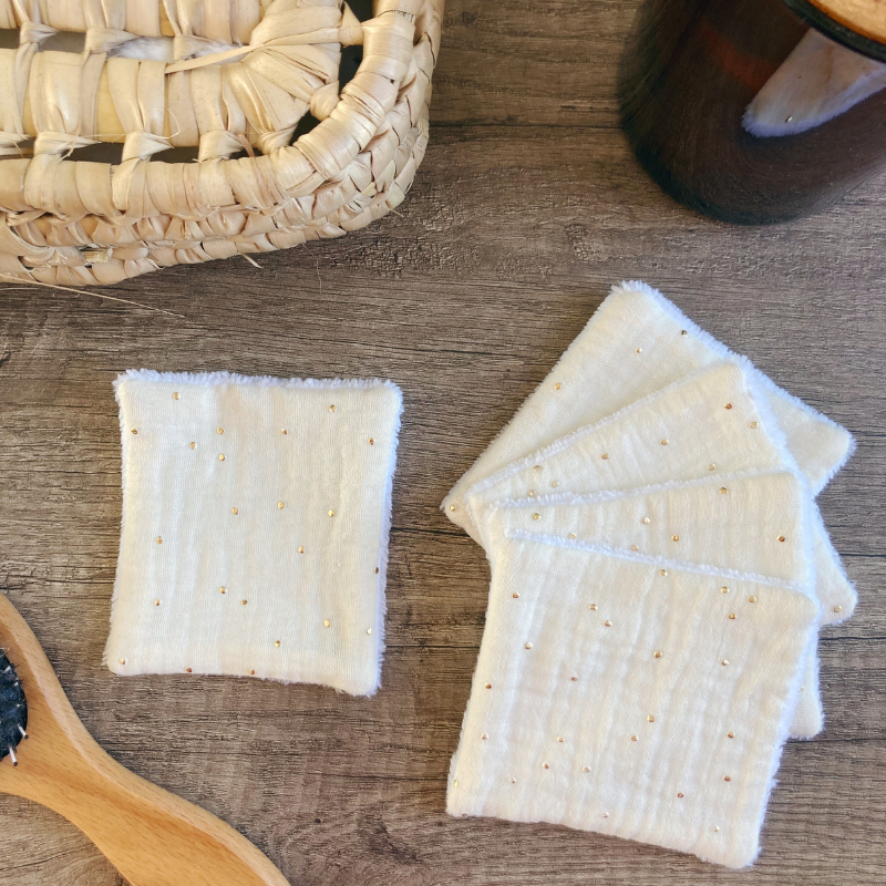 Semainier de Cotons Lavables – SUR COMMANDE