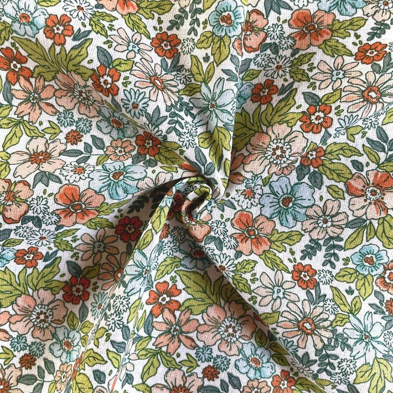 Bandeau de soin - Fleuri vert