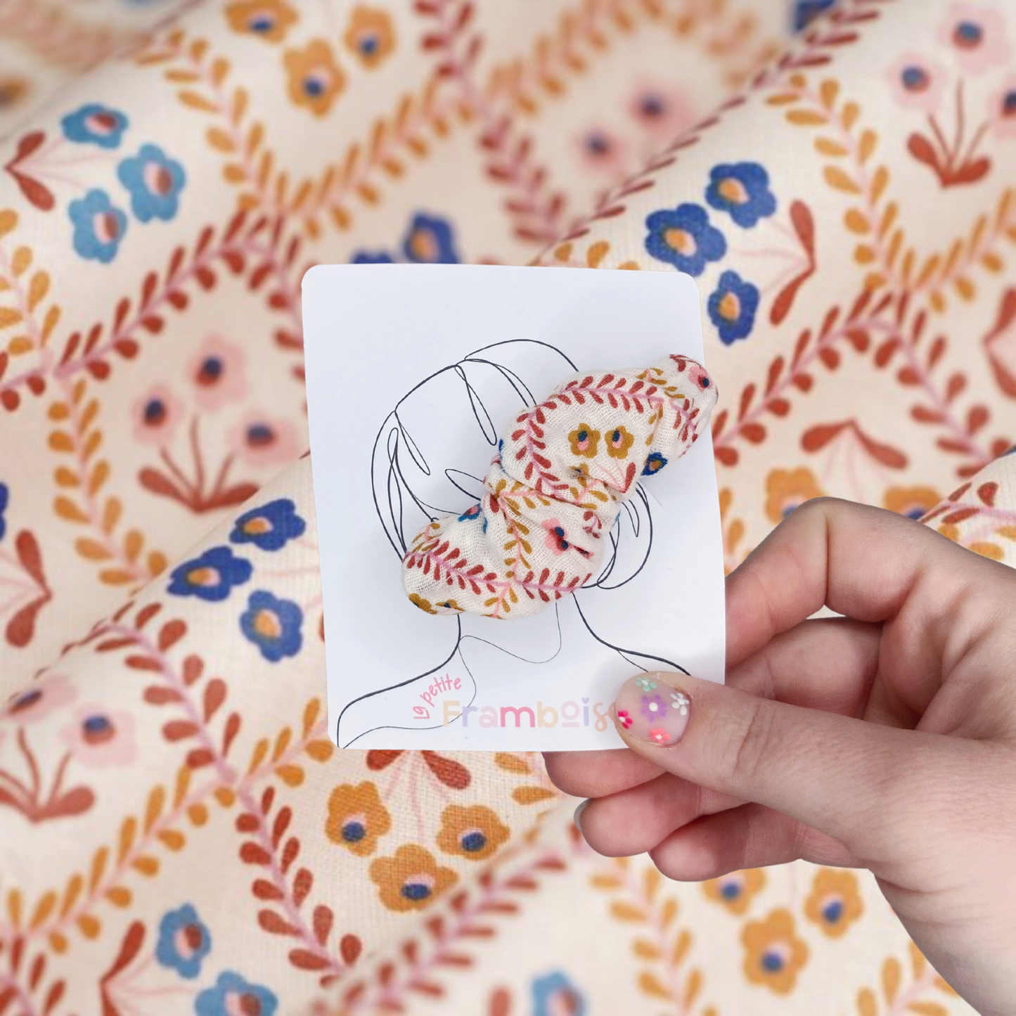 Pince Scrunchy - Losanges colorés