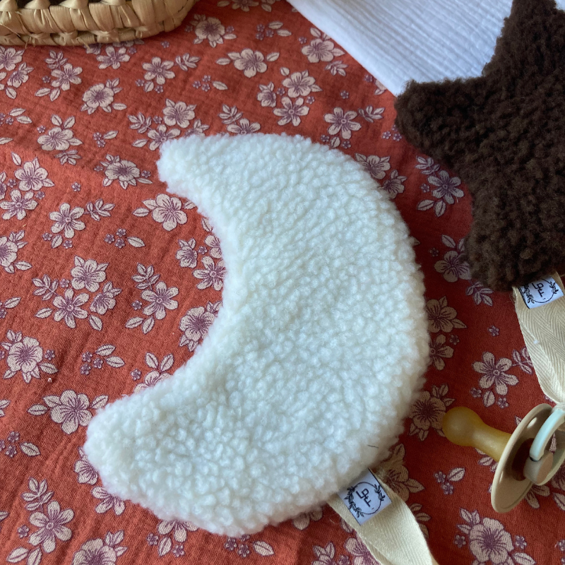 Attache tétine - Étoile Marron - La Petite Framboise