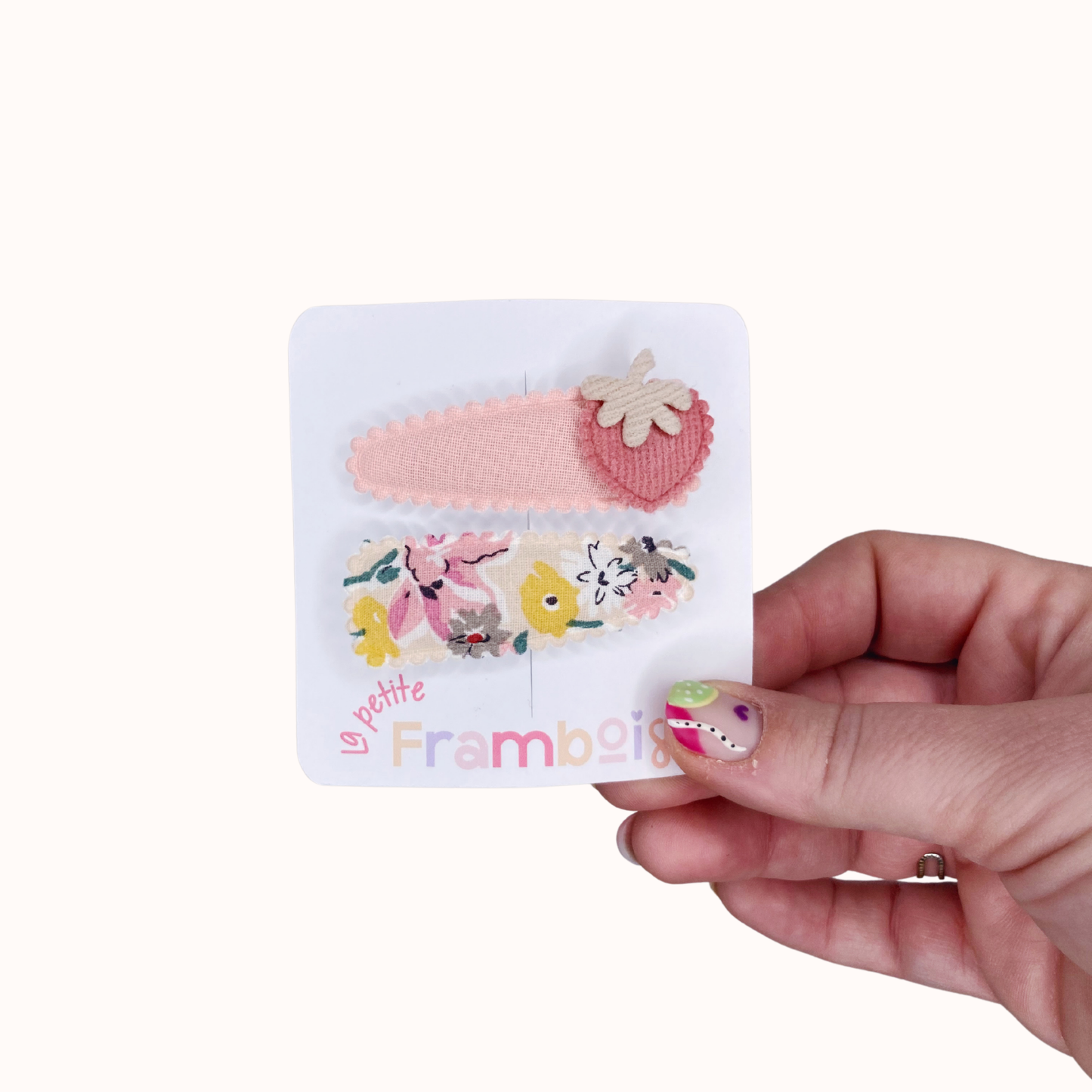 Lot de 2 Pinces Clip en Tissu – #1