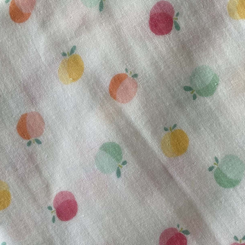 Tour de cou - Blanc à pommes