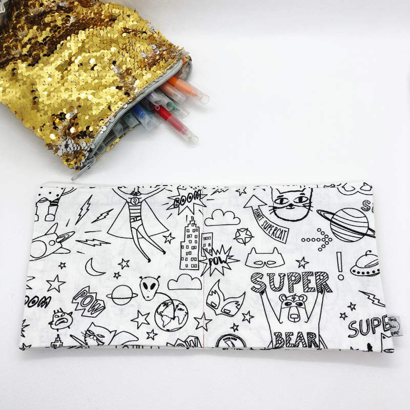 Cahier à Colorier Lavable - SUR COMMANDE