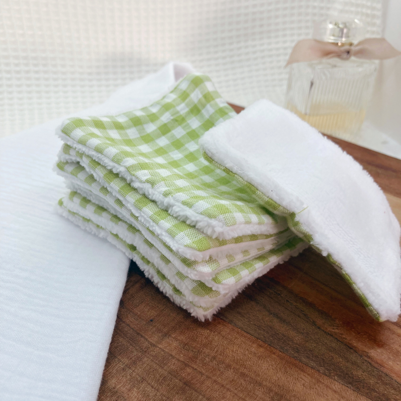 Semainier de Cotons Lavables – SUR COMMANDE