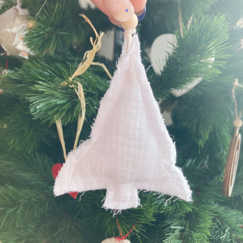 Décoration de Noël personnalisée - Sapin blanc