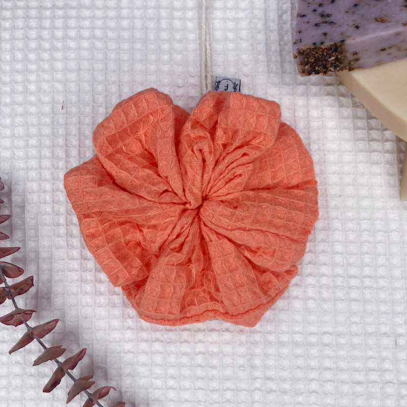Fleur de douche - Corail (Nid d'abeille)