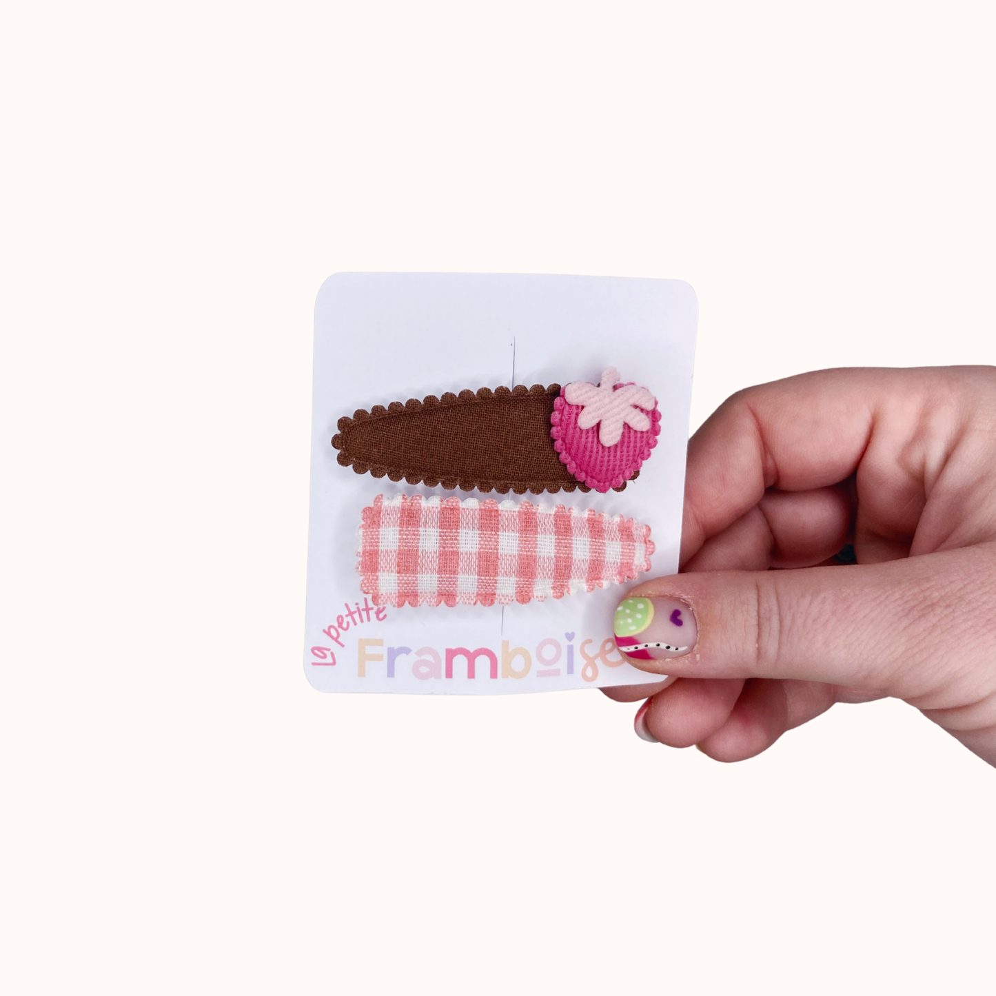Lot de 2 Pinces Clip en Tissu – #29