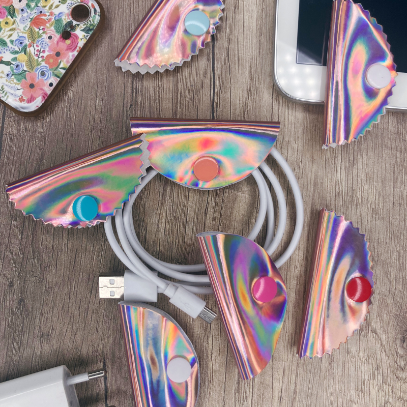 Range Câble - Rose (holographique)