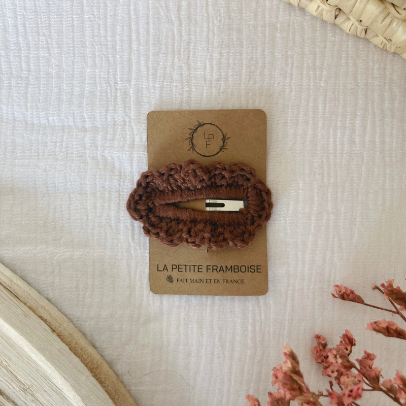 Barrette Bernadette - Marron