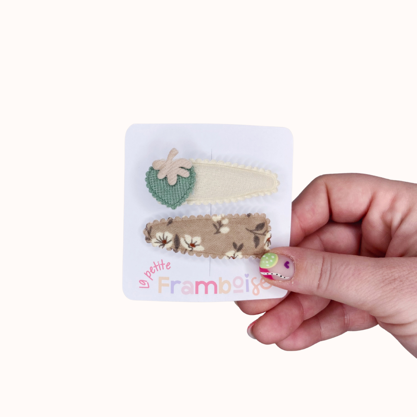 Lot de 2 Pinces Clip en Tissu – #31