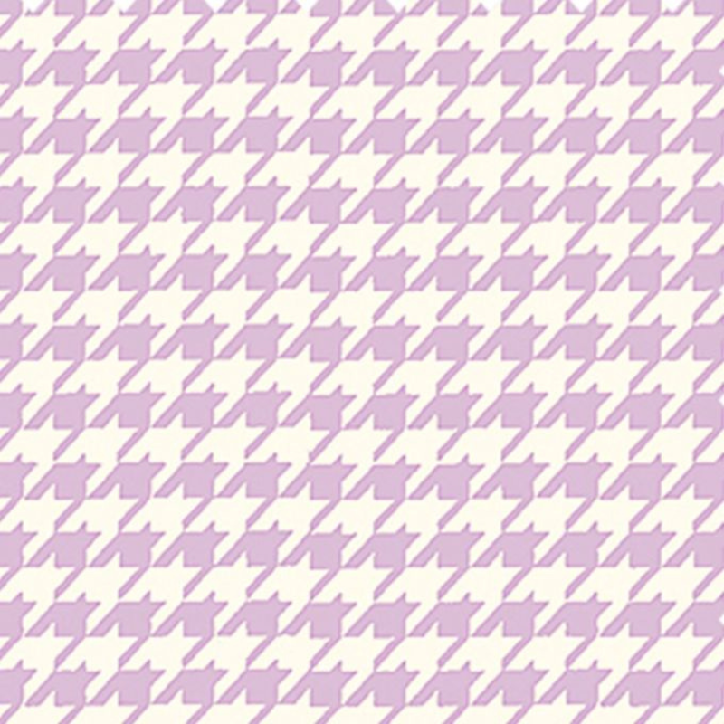 Pince Scrunchy - Pied de poule Parme