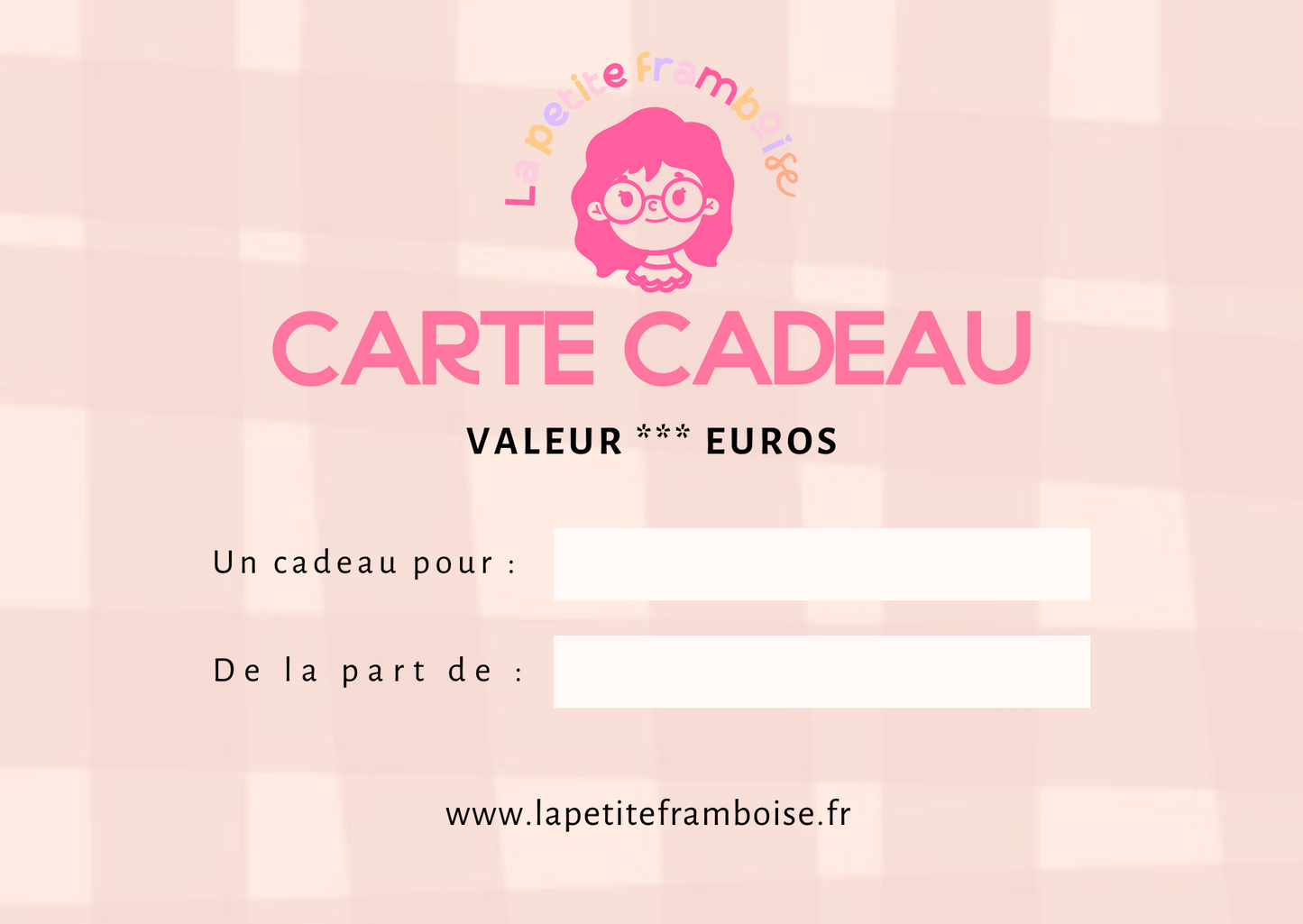 Carte Cadeau – Offrez le choix parfait