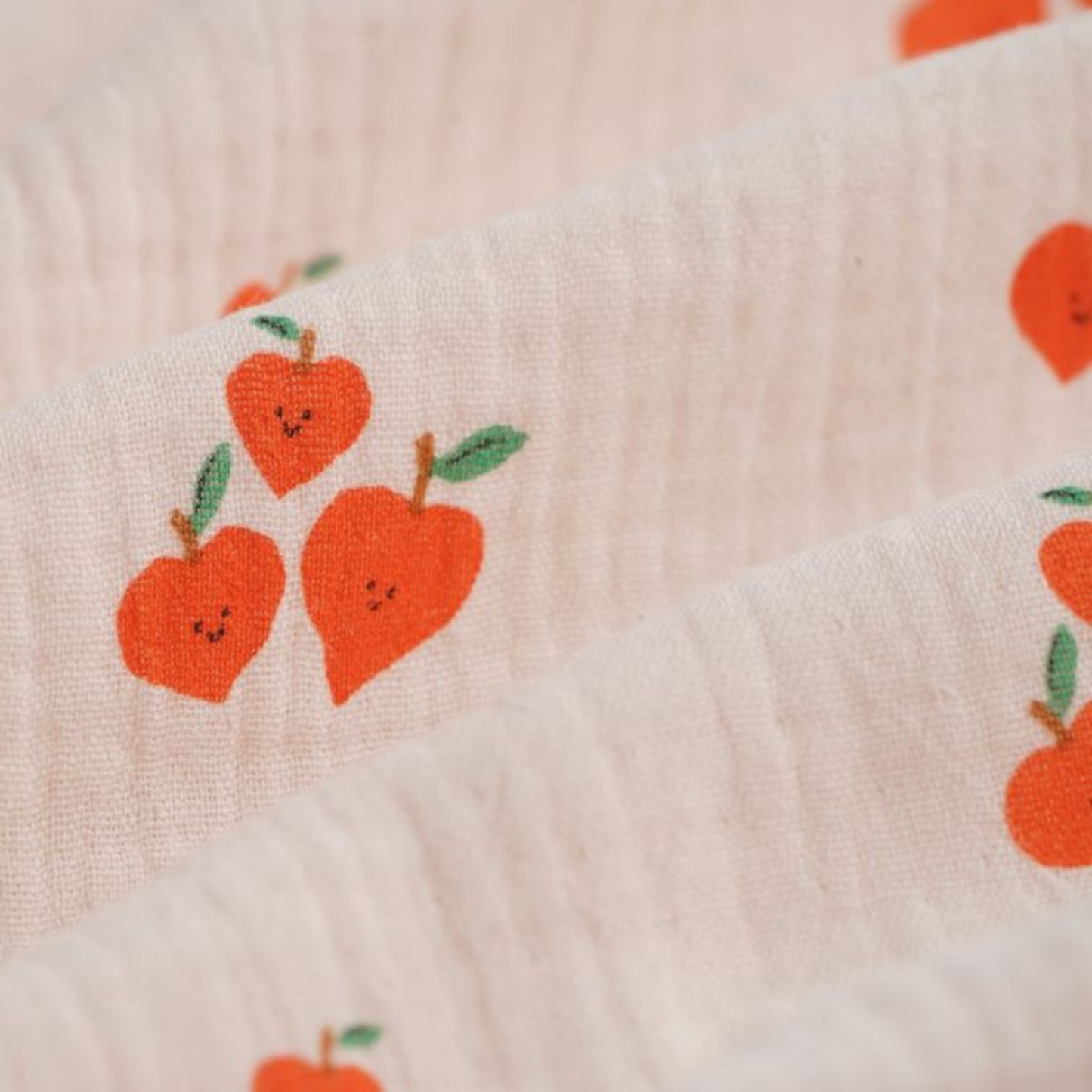 Anneau de Dentition - Gaze de coton pomme d'amour