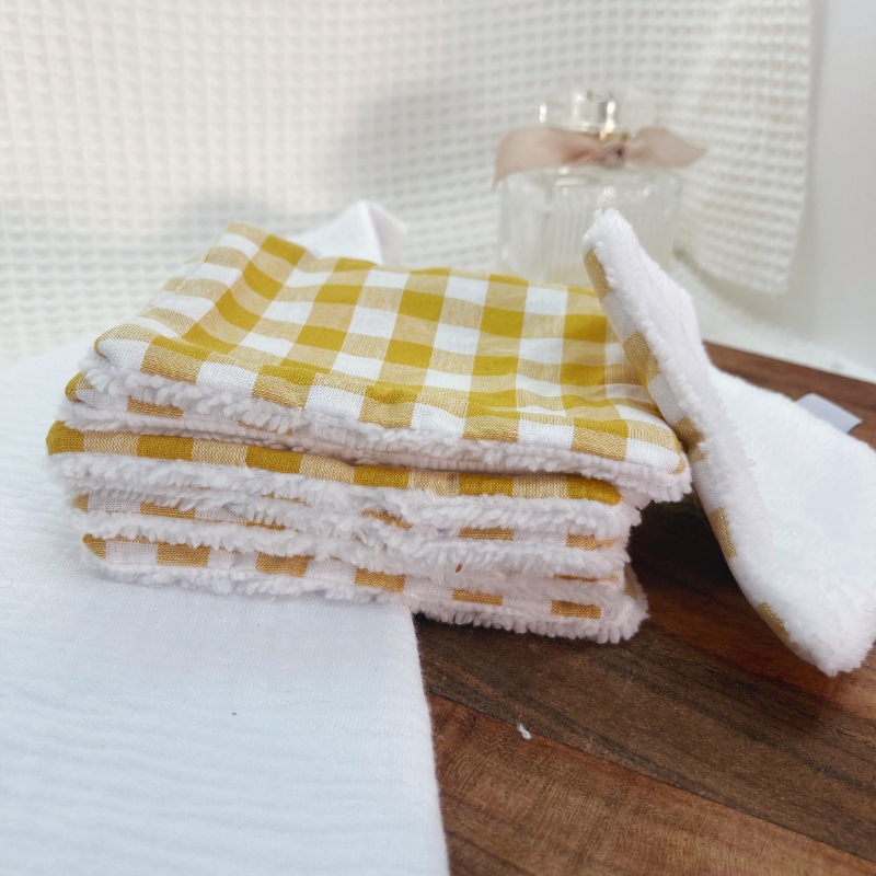 Semainier de Cotons Lavables – SUR COMMANDE
