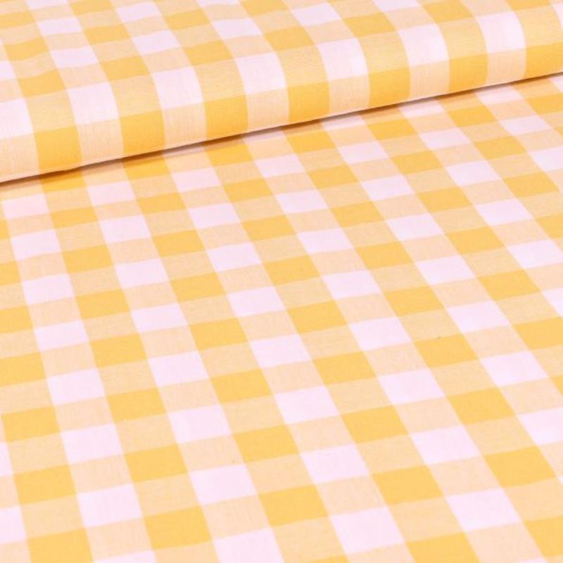 Petit Élastique - Vichy jaune