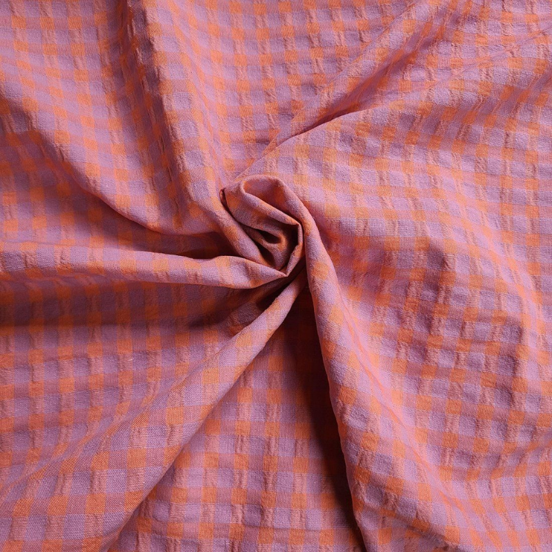 Petit Élastique - Rayure rose/orange - La Petite Framboise
