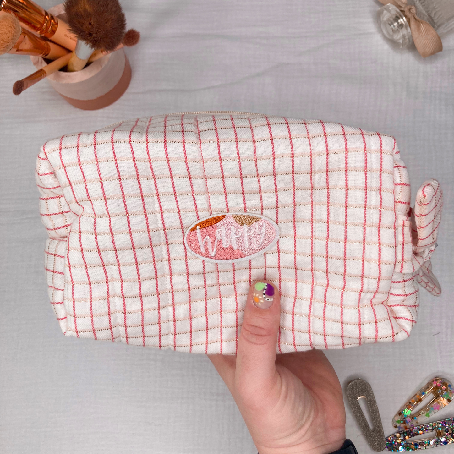 Trousse de toilette – Bonheur ☁️
