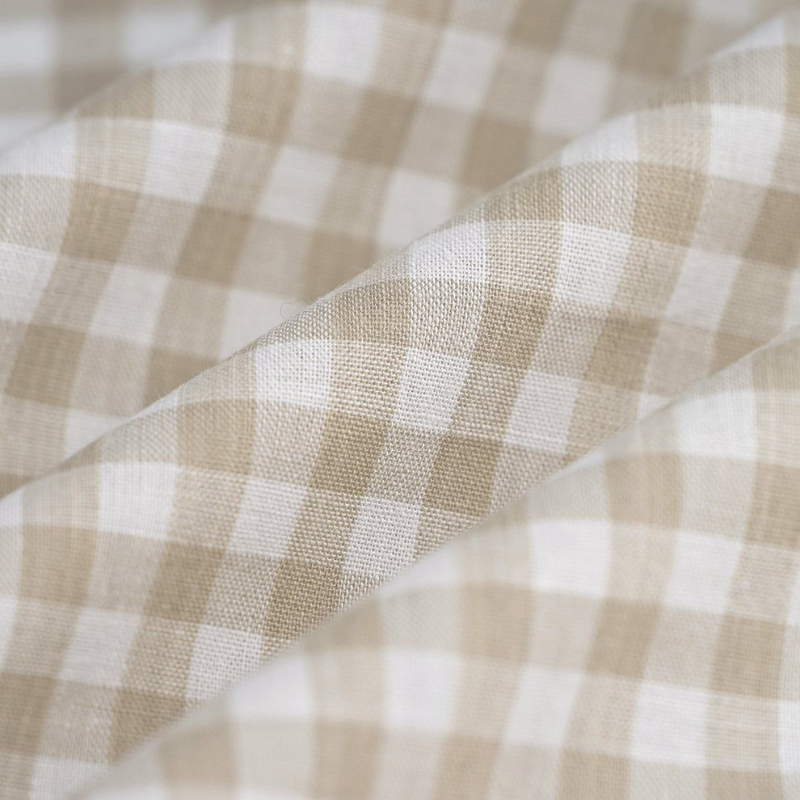 Éponge lavable et réutilisable - Vichy beige
