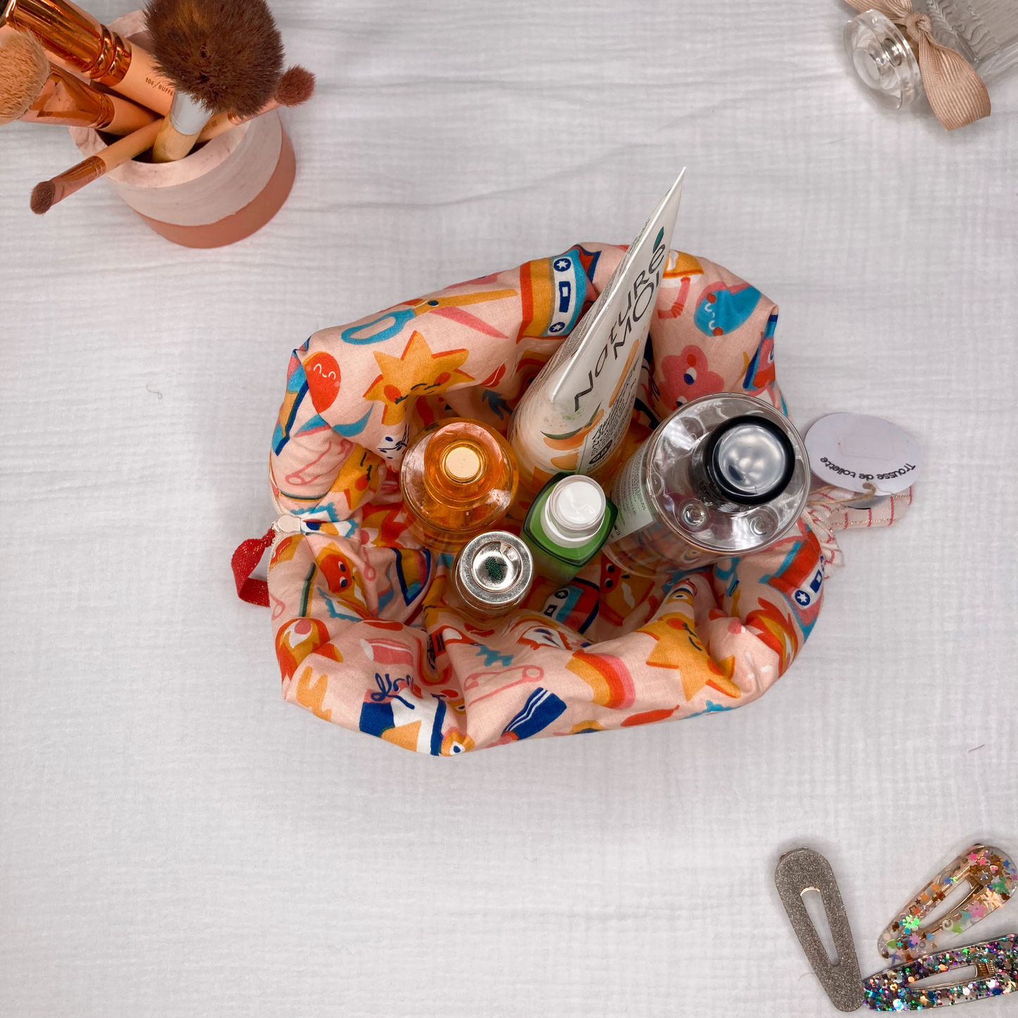 Trousse de toilette – Bonheur ☁️