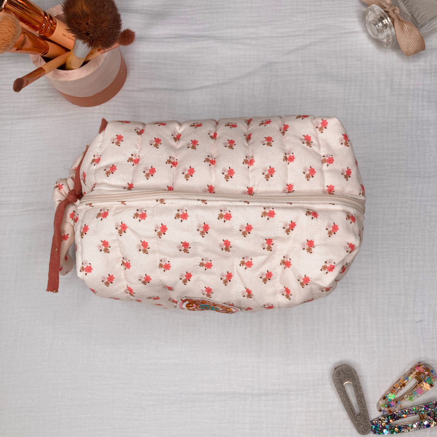 Trousse de toilette – Bohème Fleurie 🌸