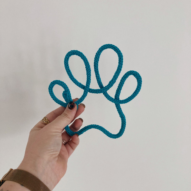 Décoration Murale en Tricotin - Empreinte chat / chien - La Petite Framboise