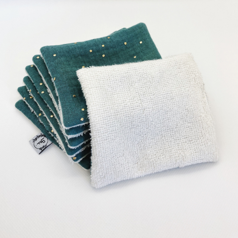 Semainier de Cotons Lavables – SUR COMMANDE
