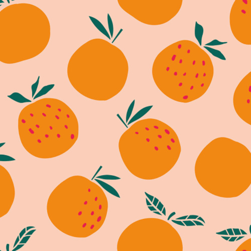 Pince Scrunchy - Orange agrume