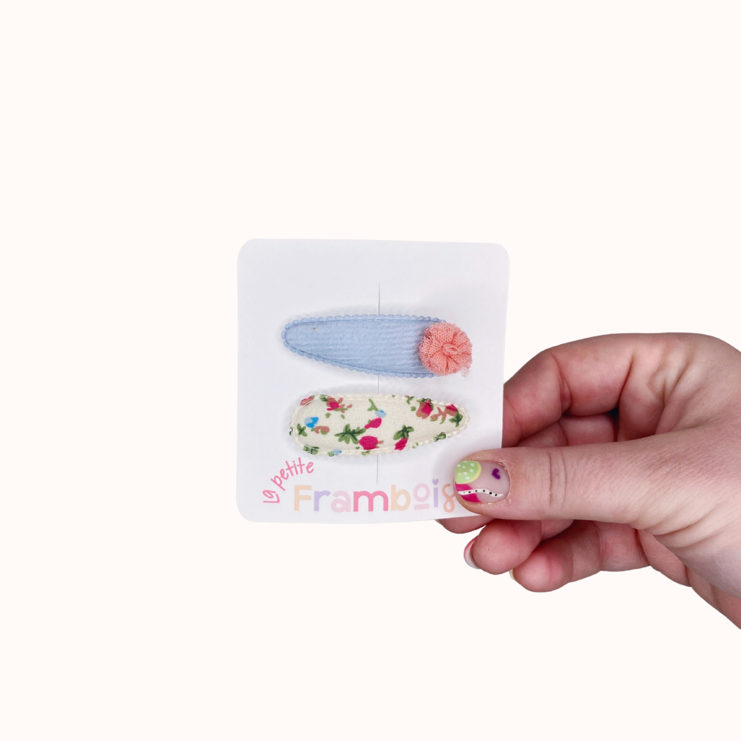 Lot de 2 Pinces Clip en Tissu – #45