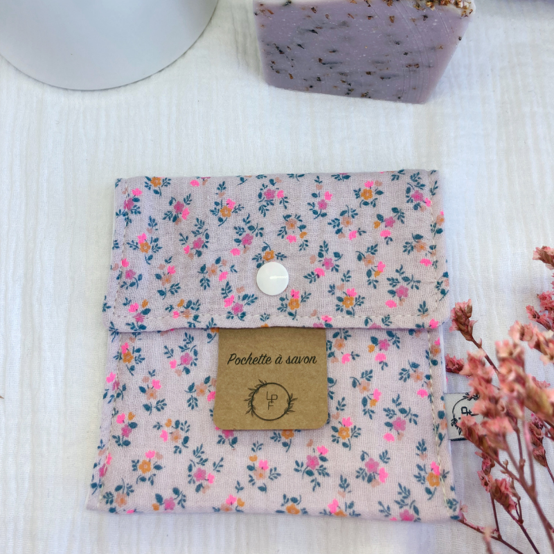Pochette à Savon Imperméable – Violine à fleur
