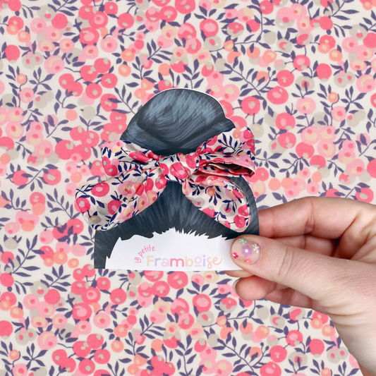 Élastique Nœud - Liberty rose