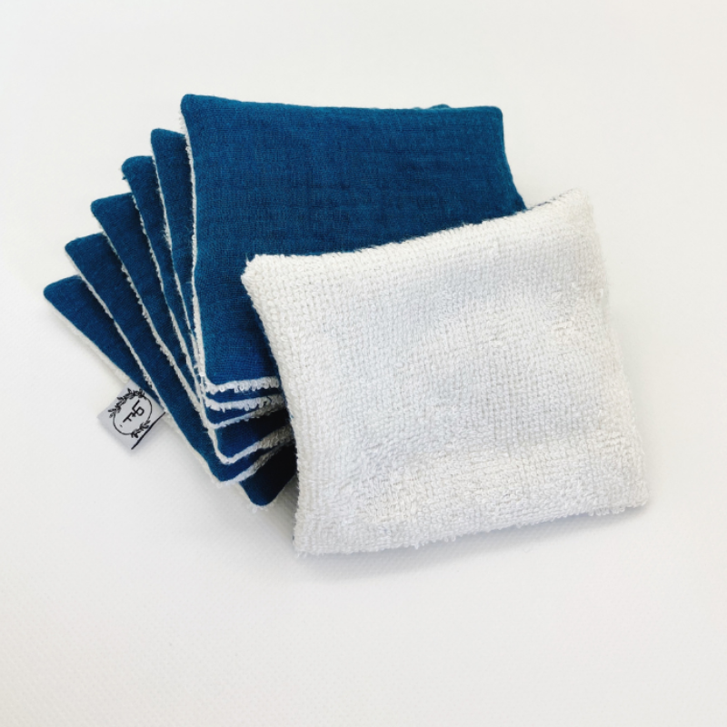 Semainier de Cotons Lavables – SUR COMMANDE