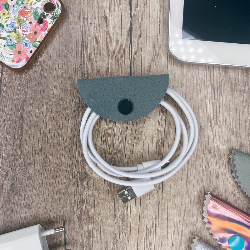 Range Câble - Vert sauge (peau de pêche) - La Petite Framboise