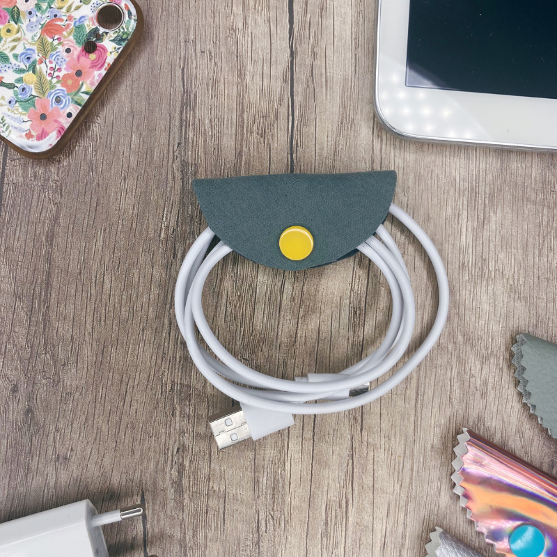 Range Câble - Vert sauge (peau de pêche) - La Petite Framboise