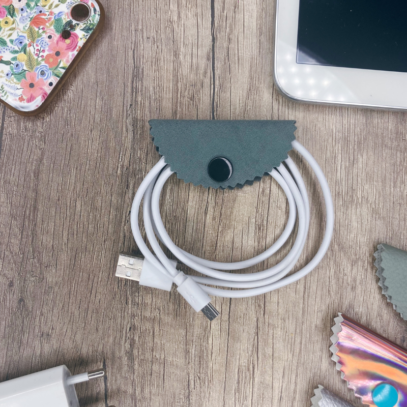 Range Câble - Vert sauge (peau de pêche) - La Petite Framboise