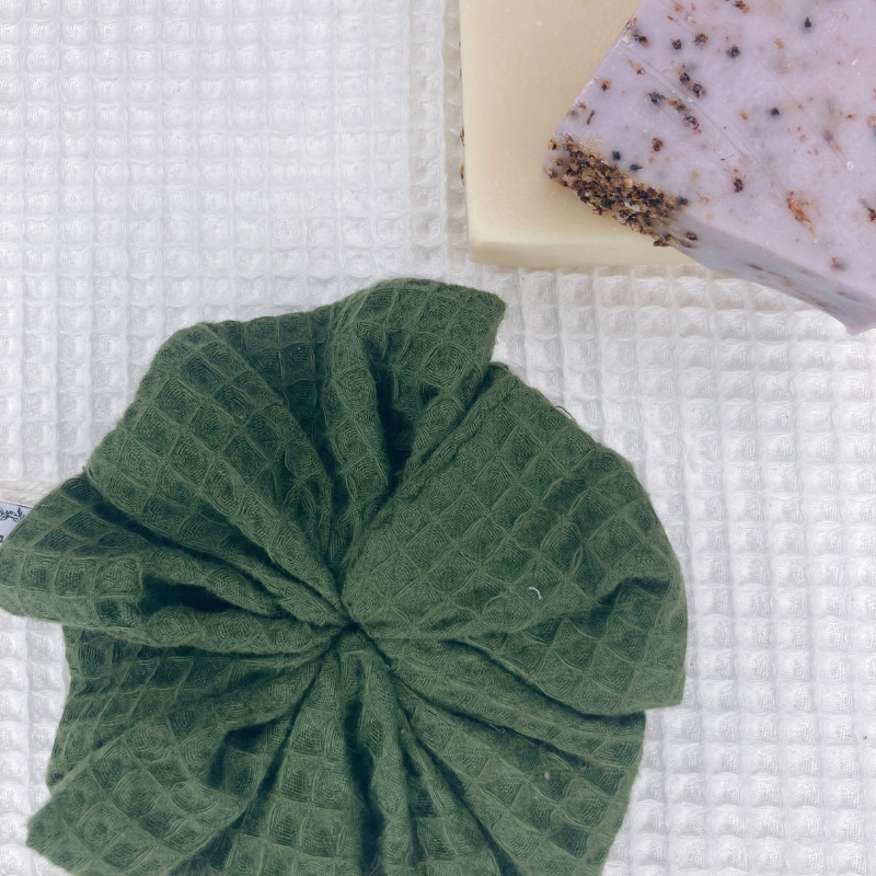 Fleur de douche - Vert foncé (Nid d'abeille)