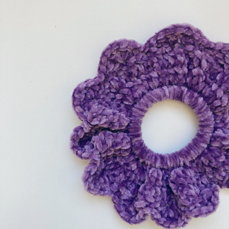 Chouchou Crochet doudou - Violet