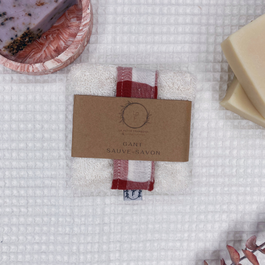 Gant Sauve-Savon Multi-Usages - Vichy brique