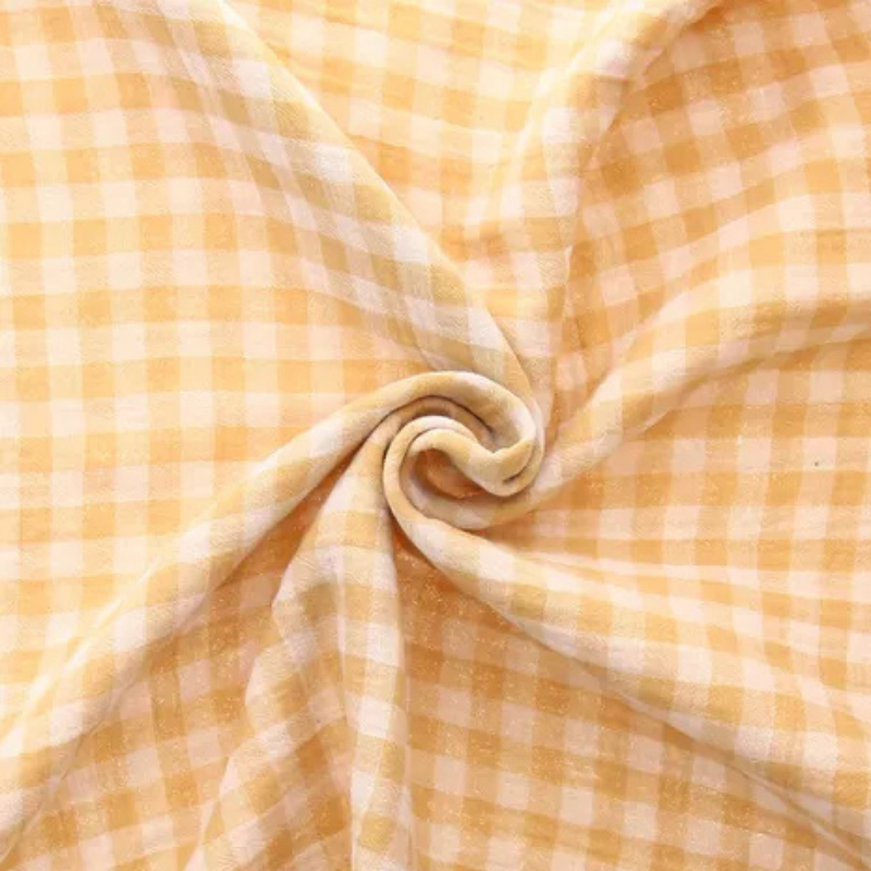 Pince Scrunchy - Vichy Moutarde